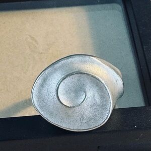 Stainless Steel Unisex Ring Size 9 in Pablo Picasso Style purchased in Spain